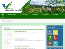 Tablet Screenshot of maureillas.fr